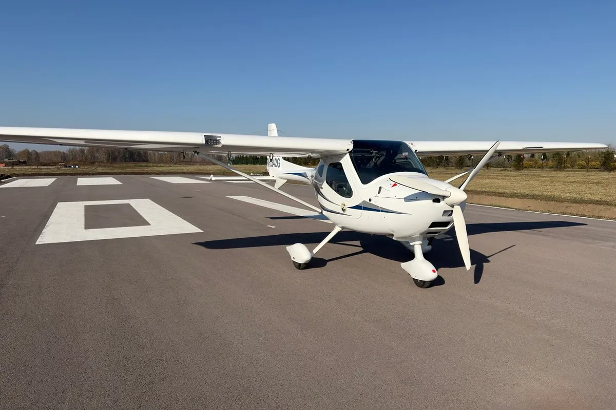 Remos GX в воздухе над Барнаулом