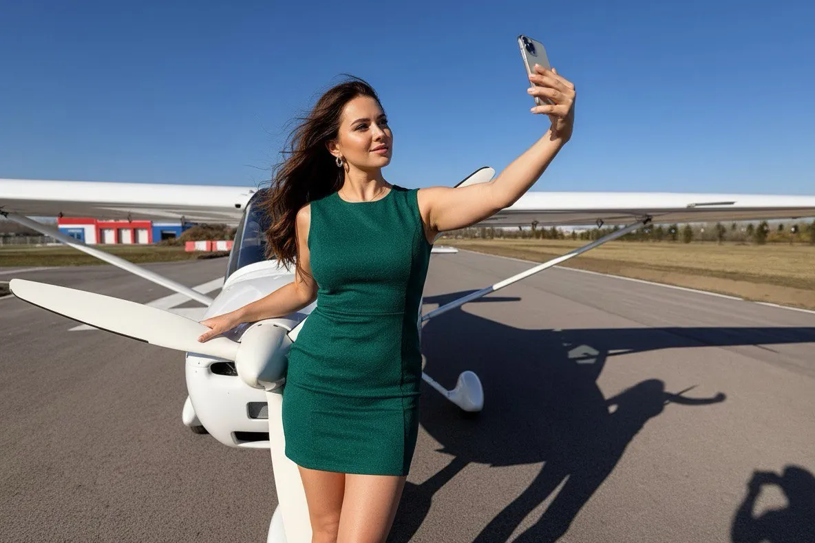 Самолет Remos GX фотосессия в Барнауле