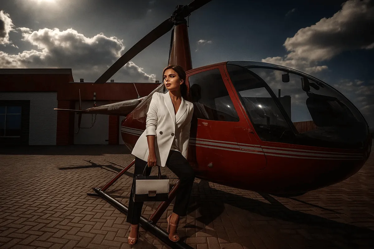 Robinson R44 фотосессия в Барнауле